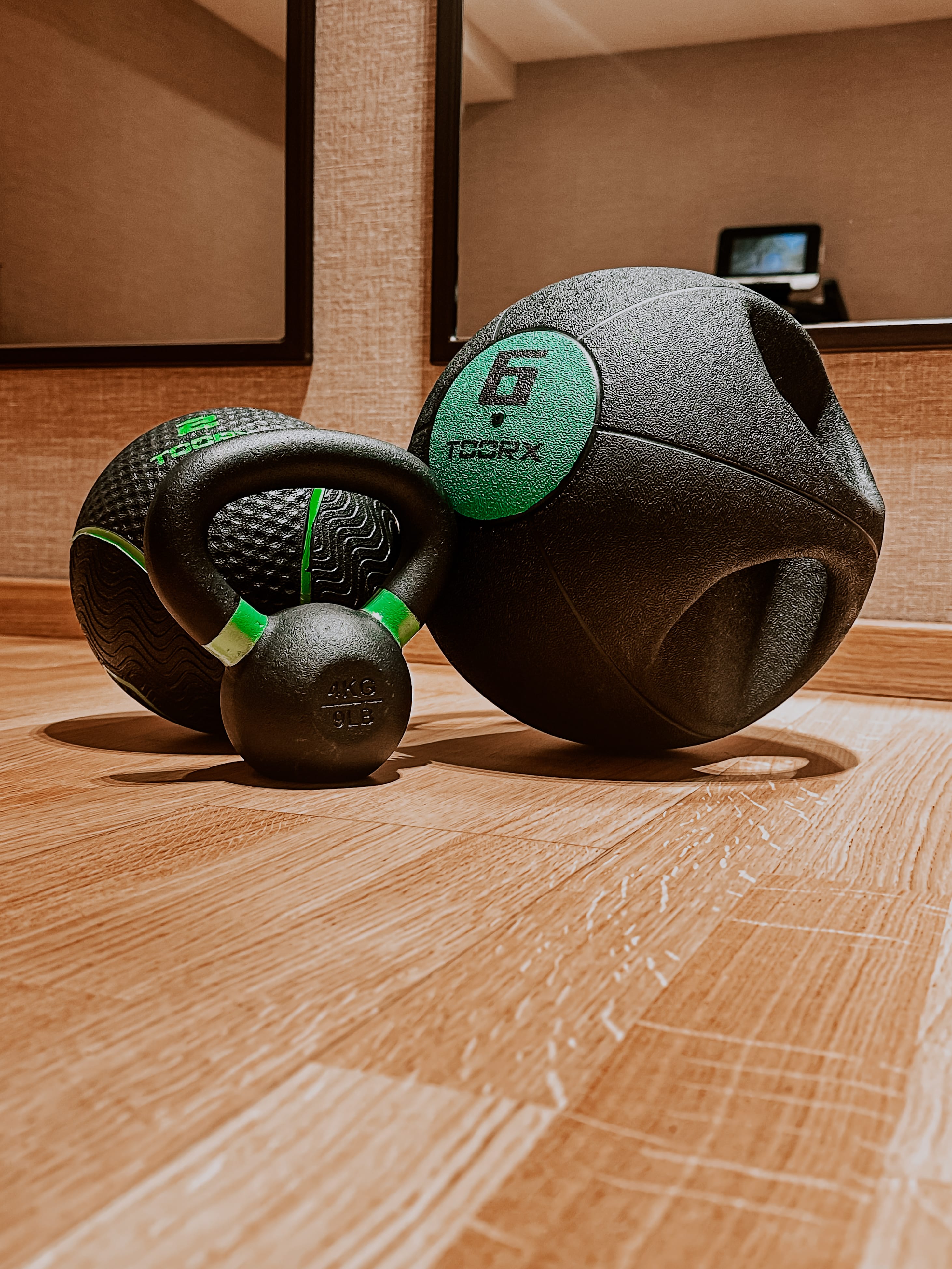 a group of balls on a table