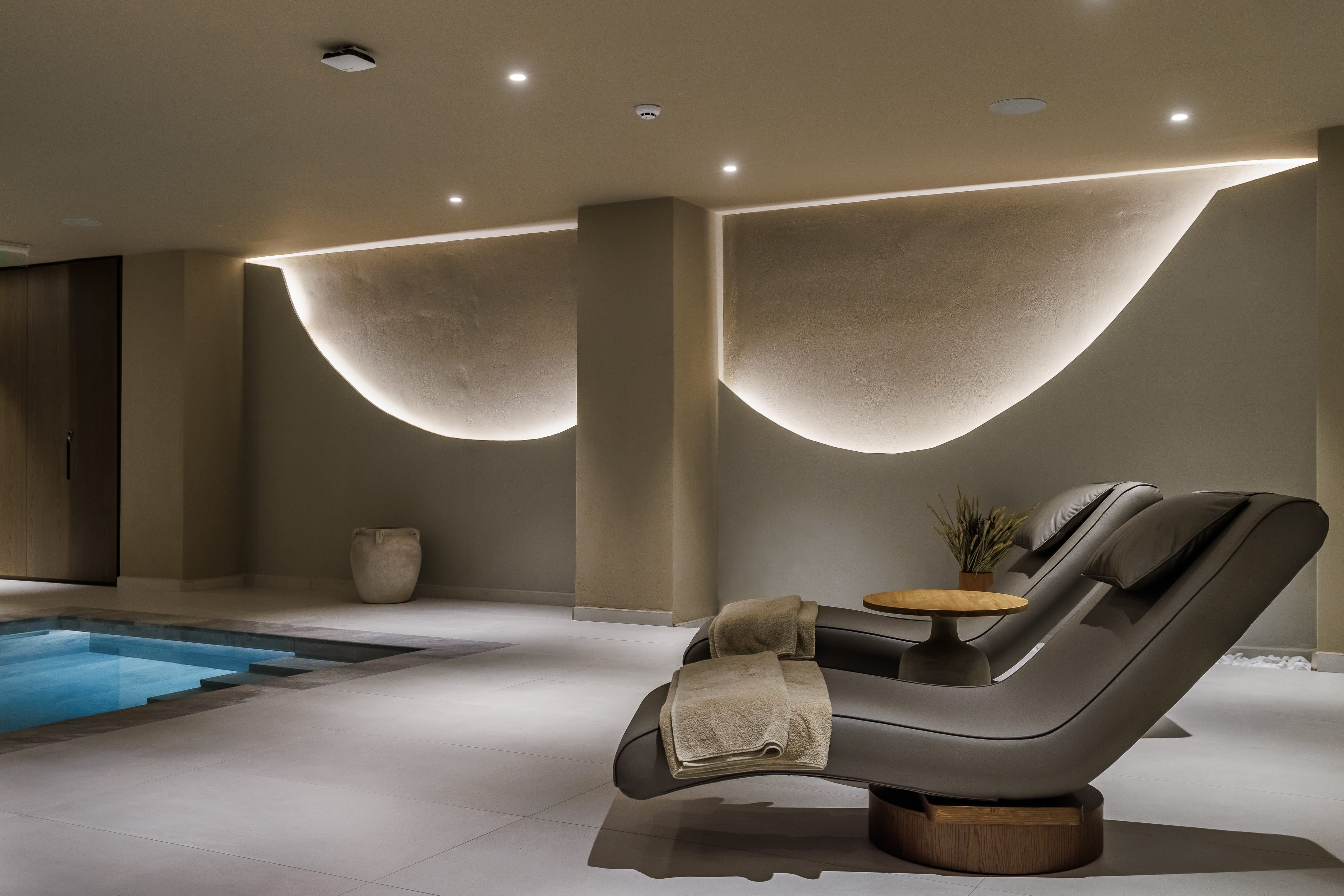 a modern looking lounge area