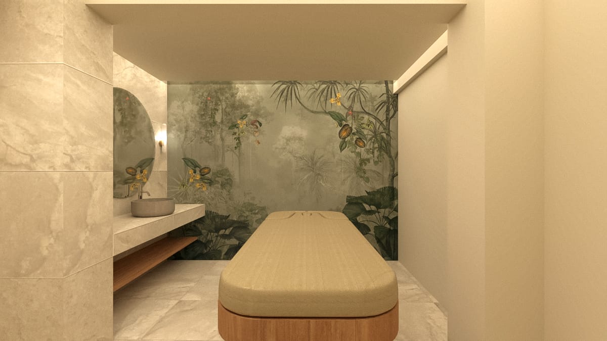 a toilet in a bathroom