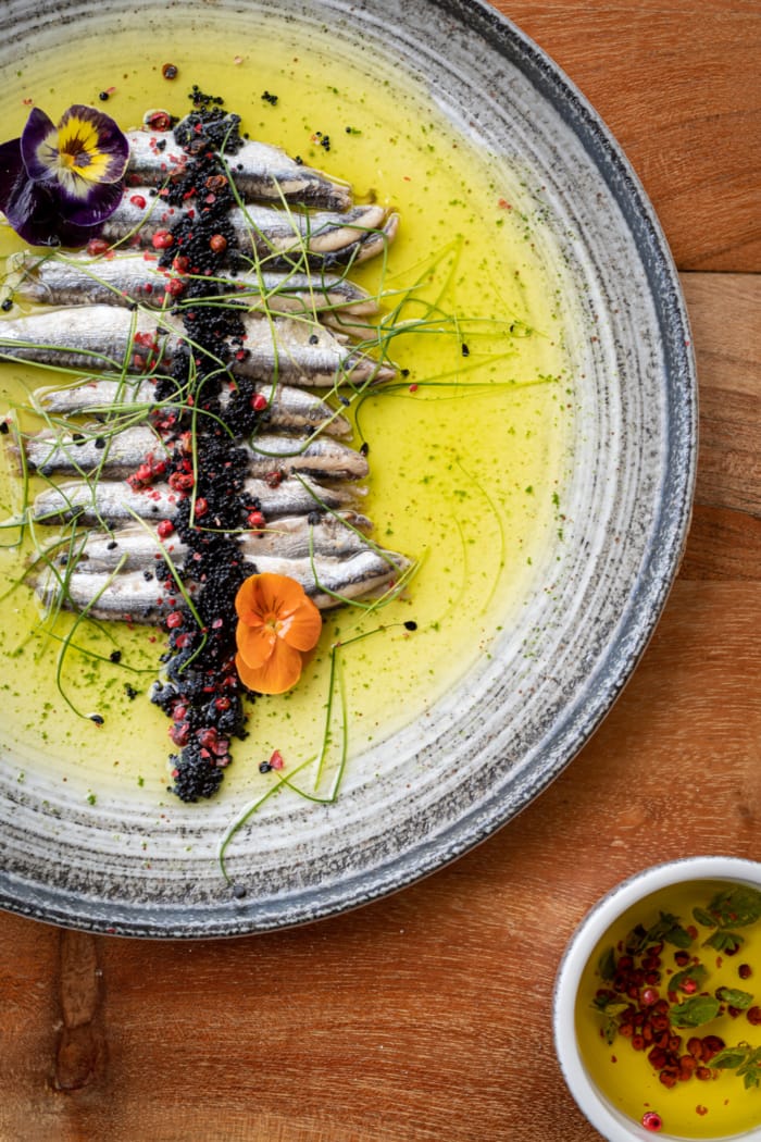 a plate of food
