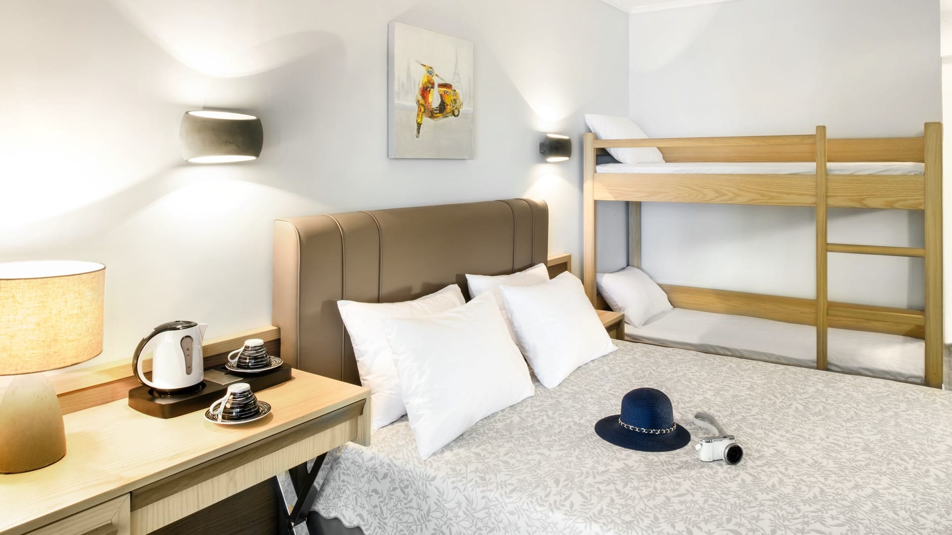 Double with Bunk Bed Pool View