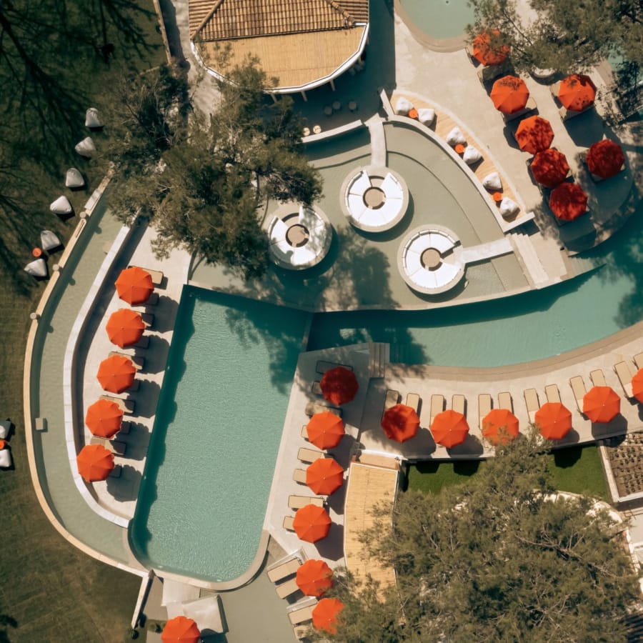 a miniature park with a park