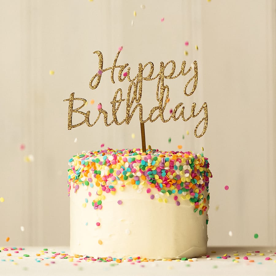 a cake with a message on it