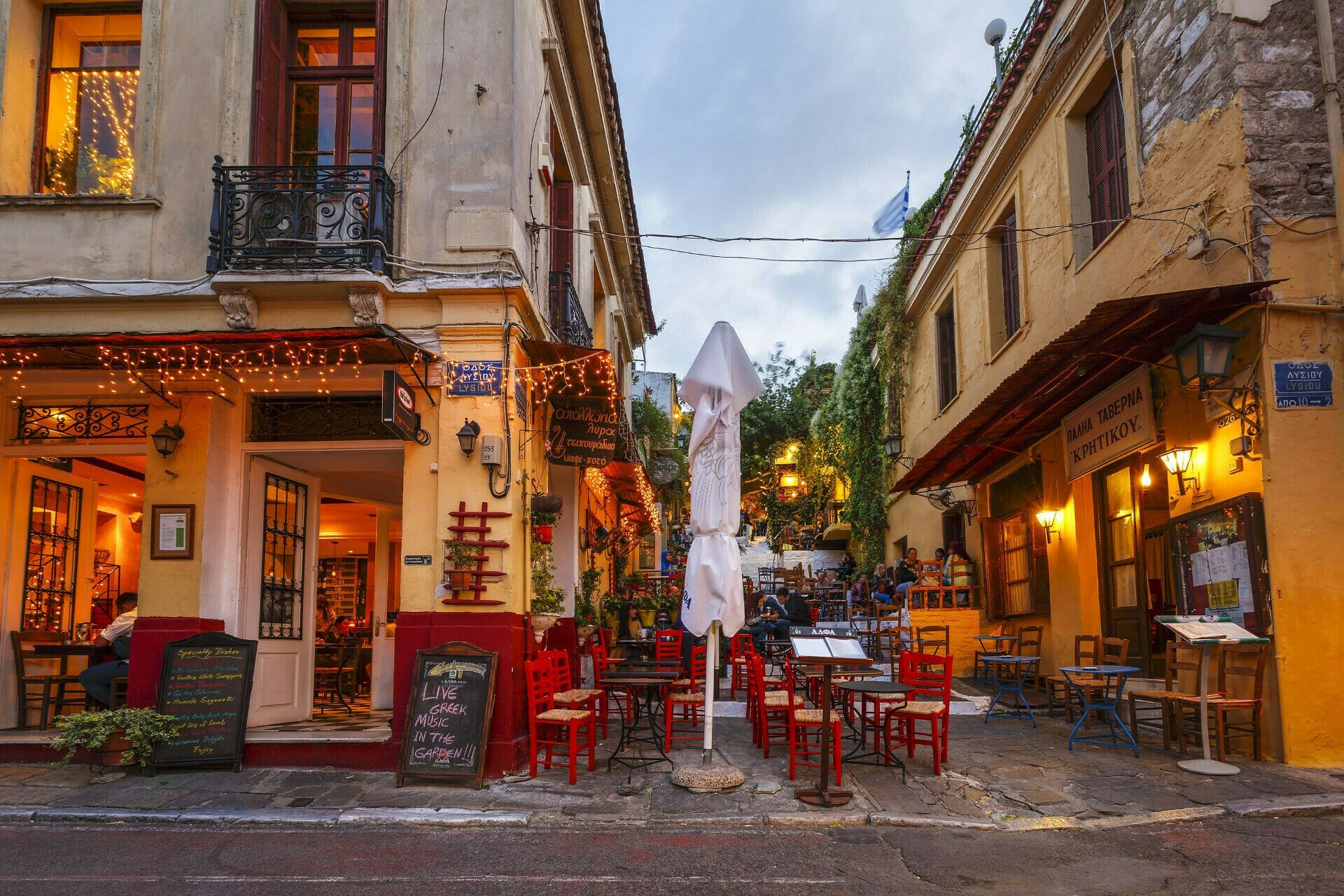 a street with buildings on both sides