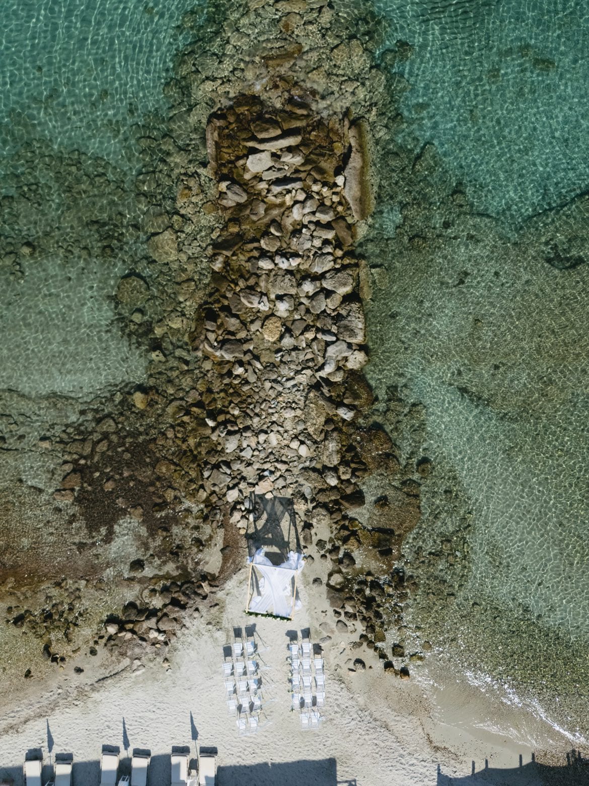 a large rock formation