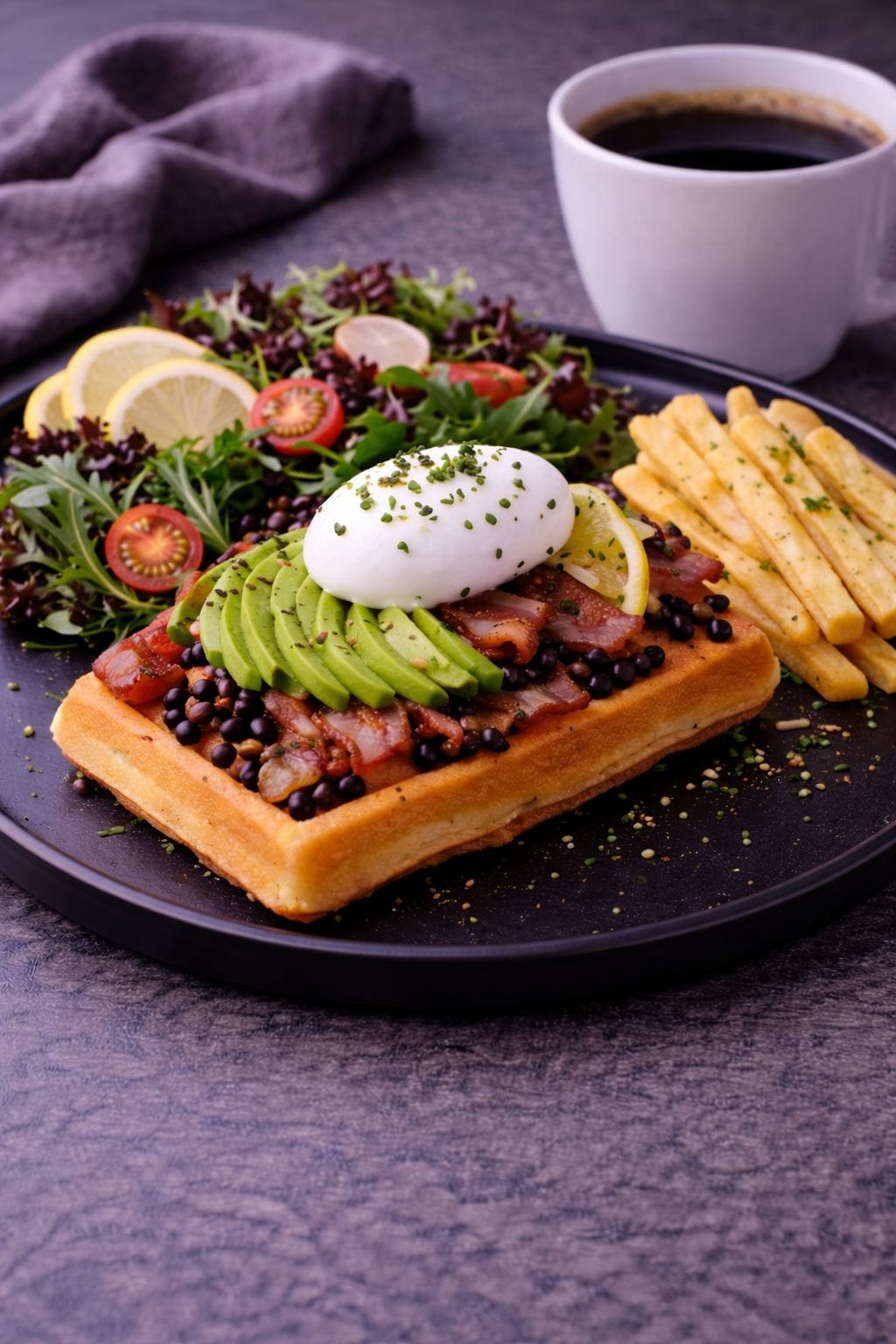 a plate of food