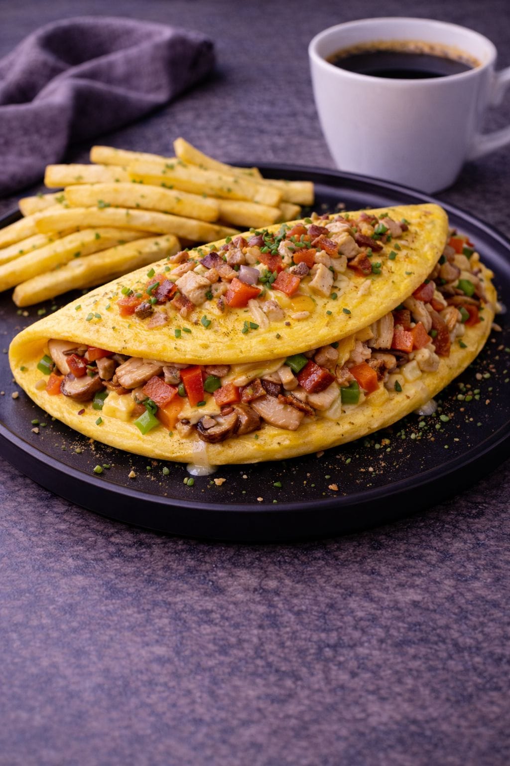 a plate of food