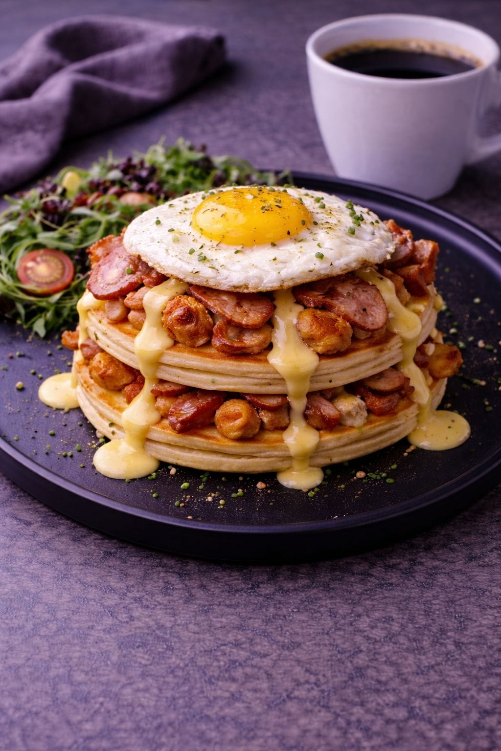 a plate of food
