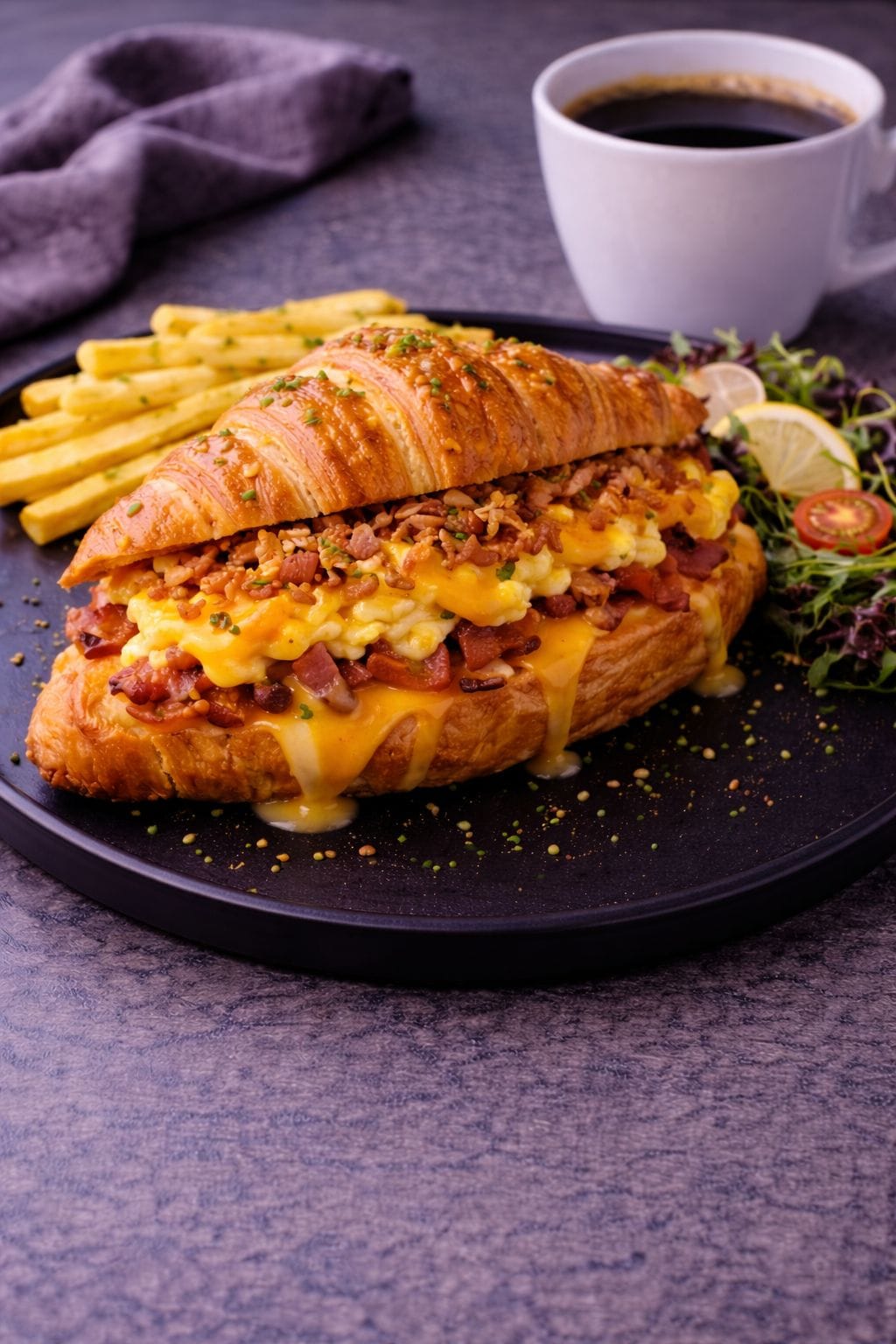 a plate of food