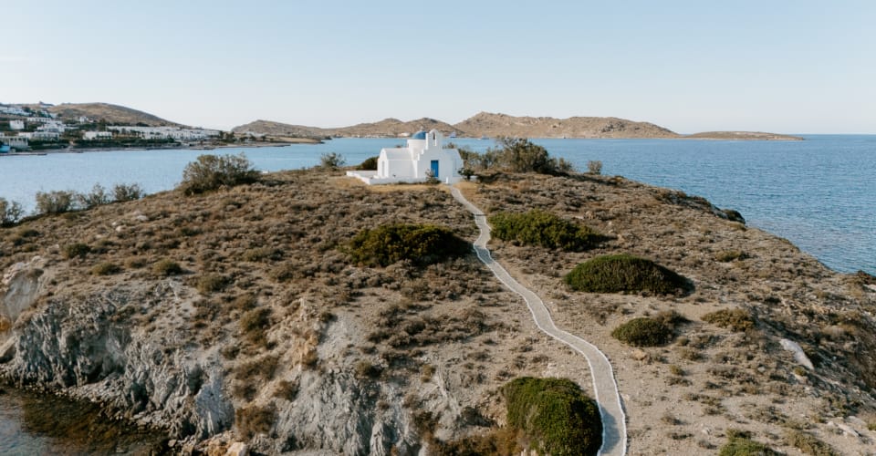 Boat trips in Paros with crystal clear waters