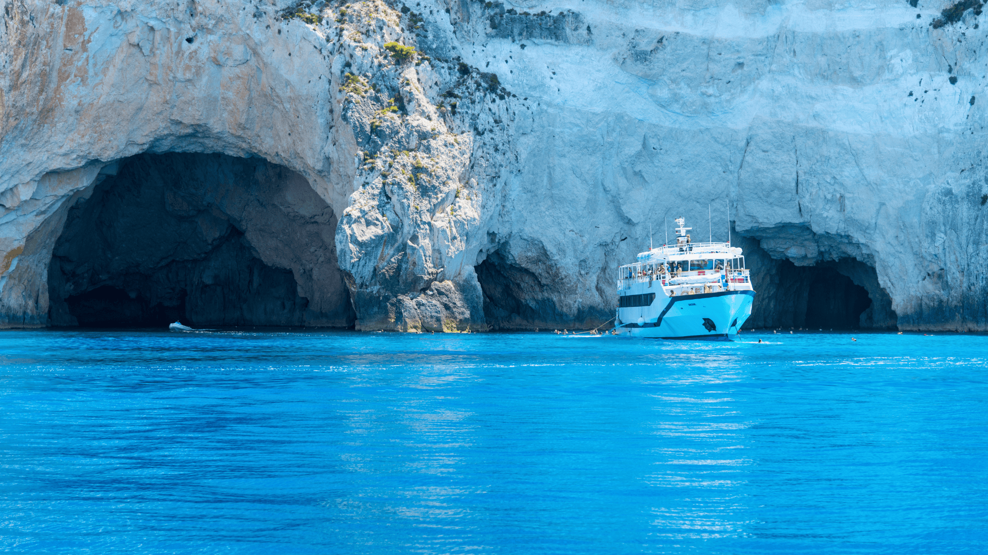 a boat in the water
