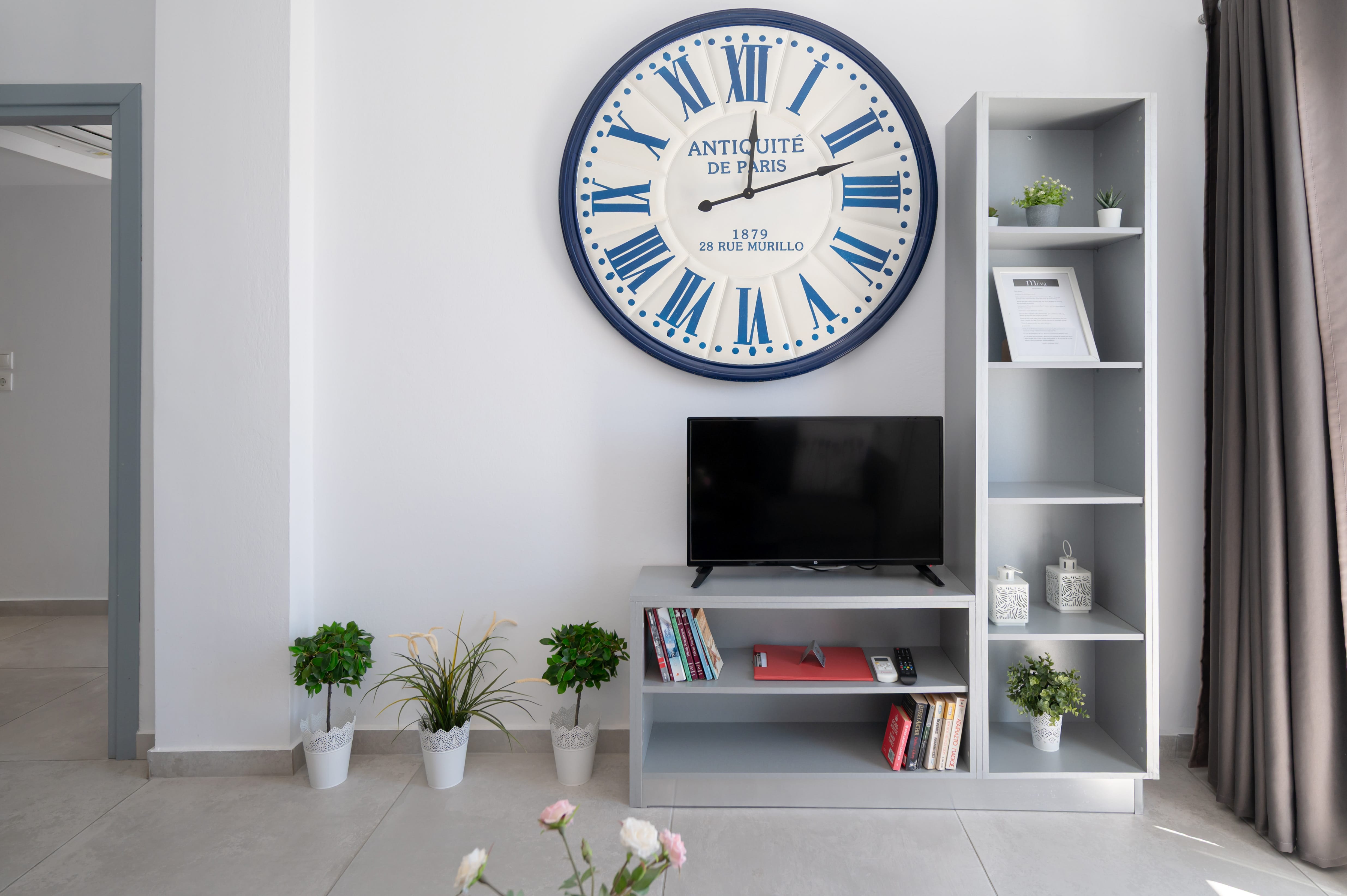 a clock on the wall