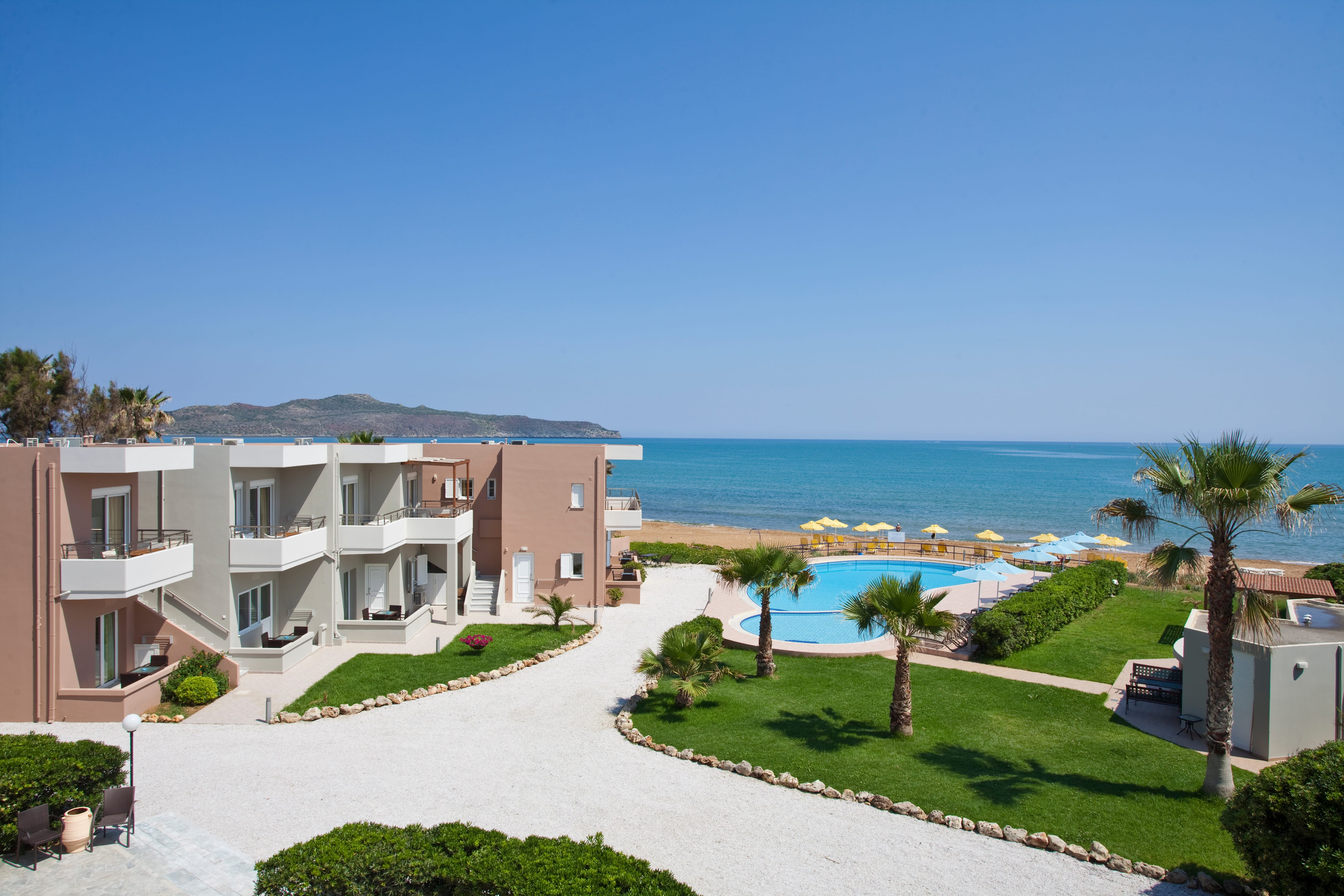 a row of houses by the ocean