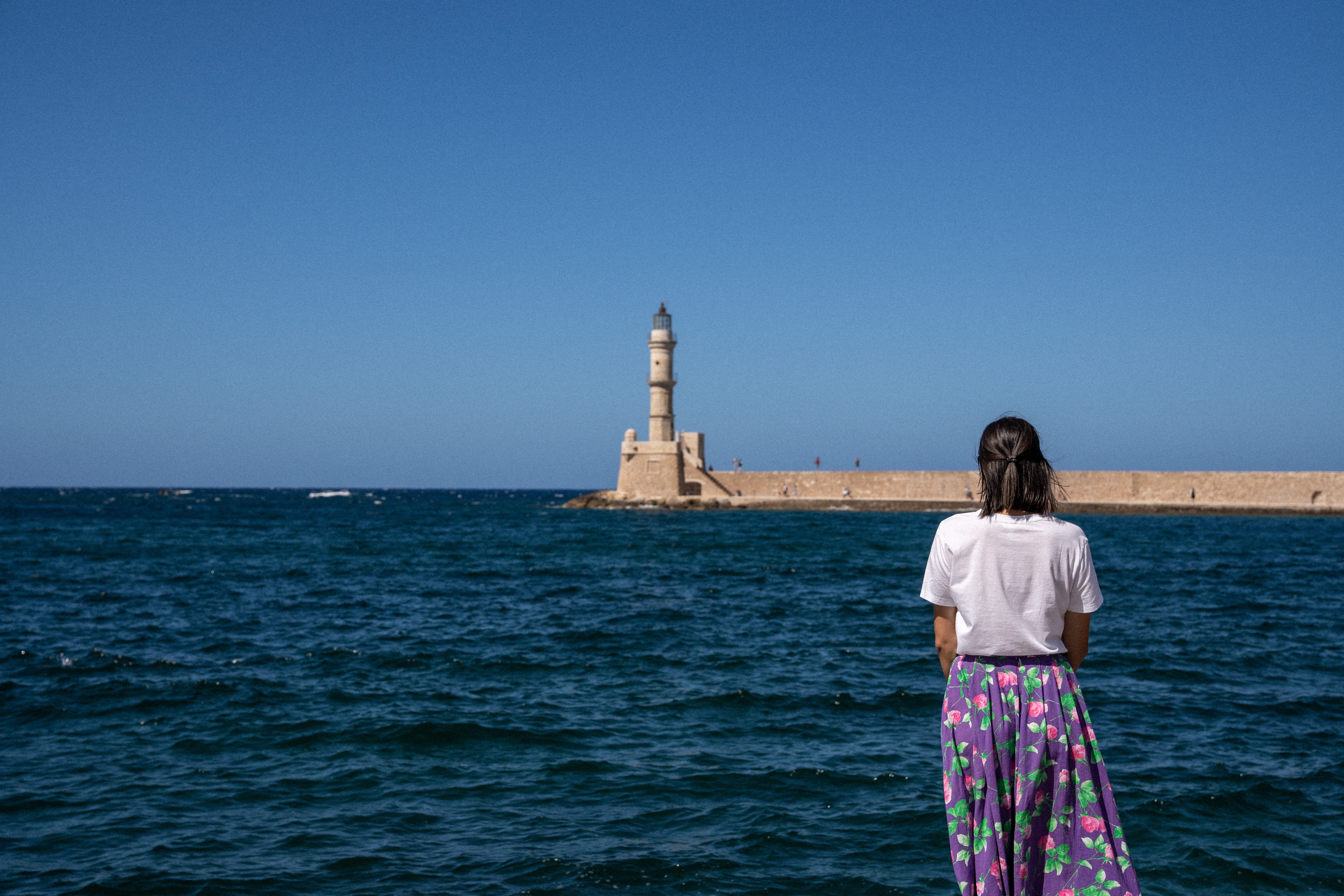a person standing in the water