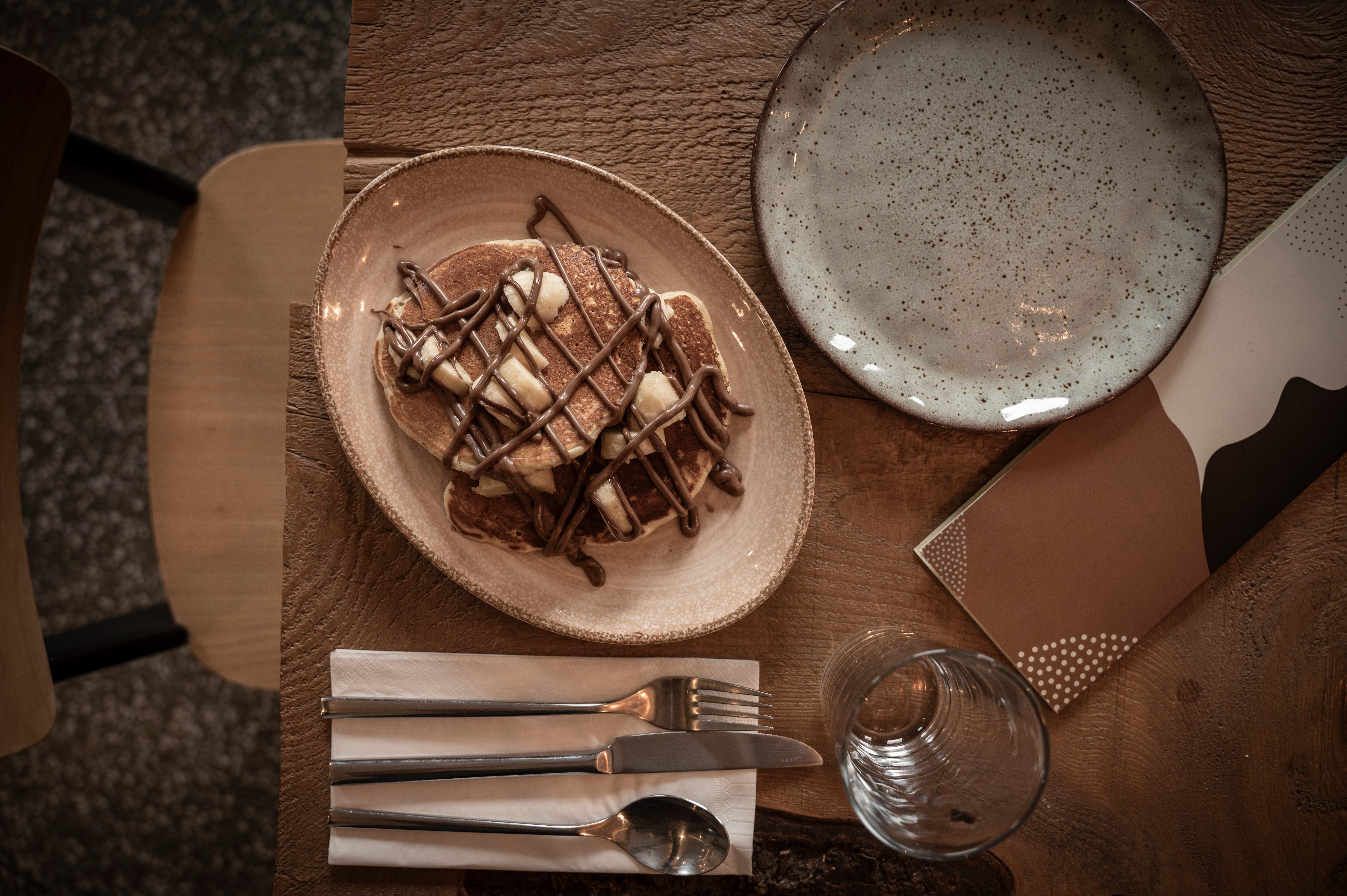 a plate of dessert