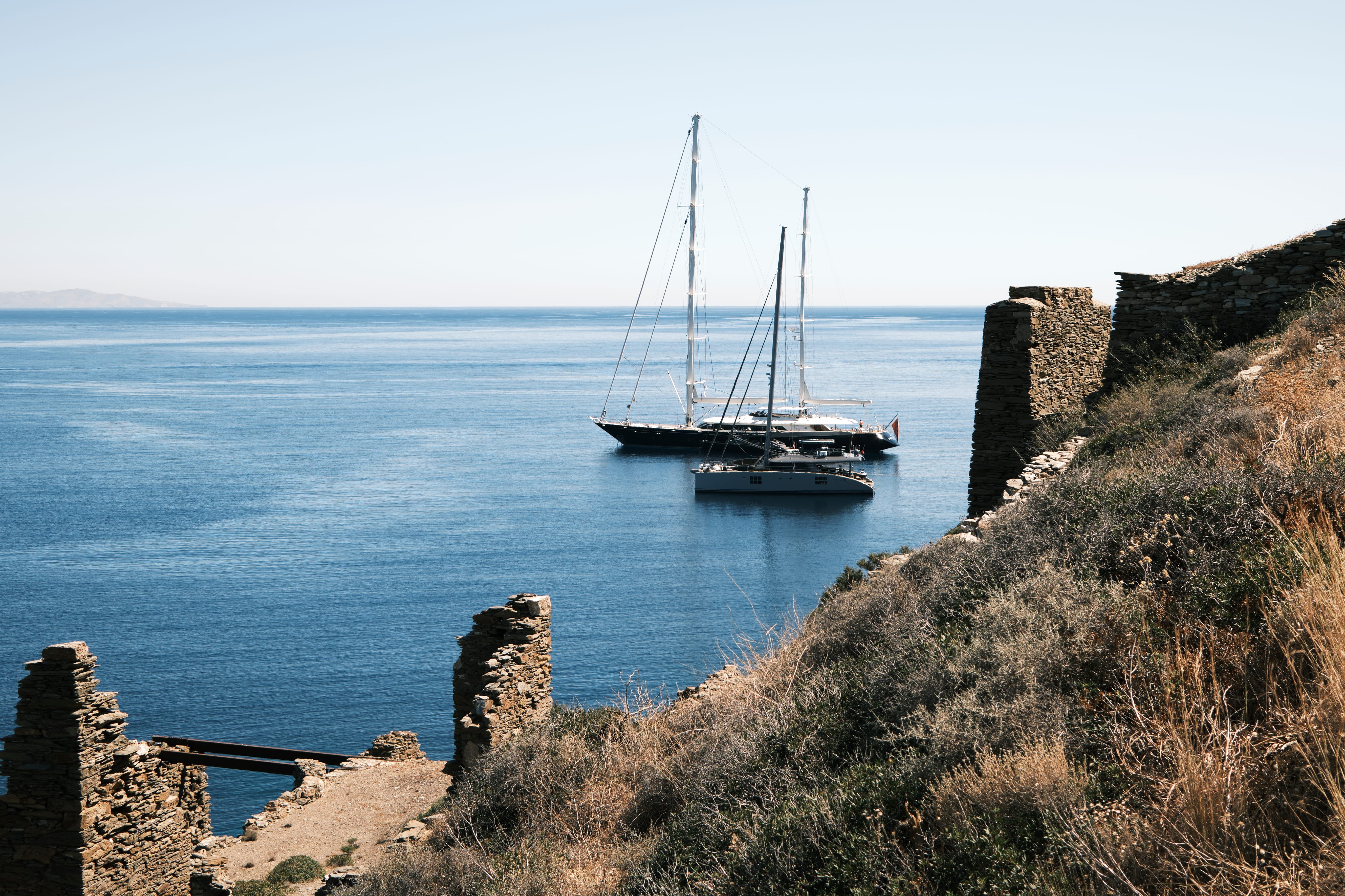 a sailboat in the water