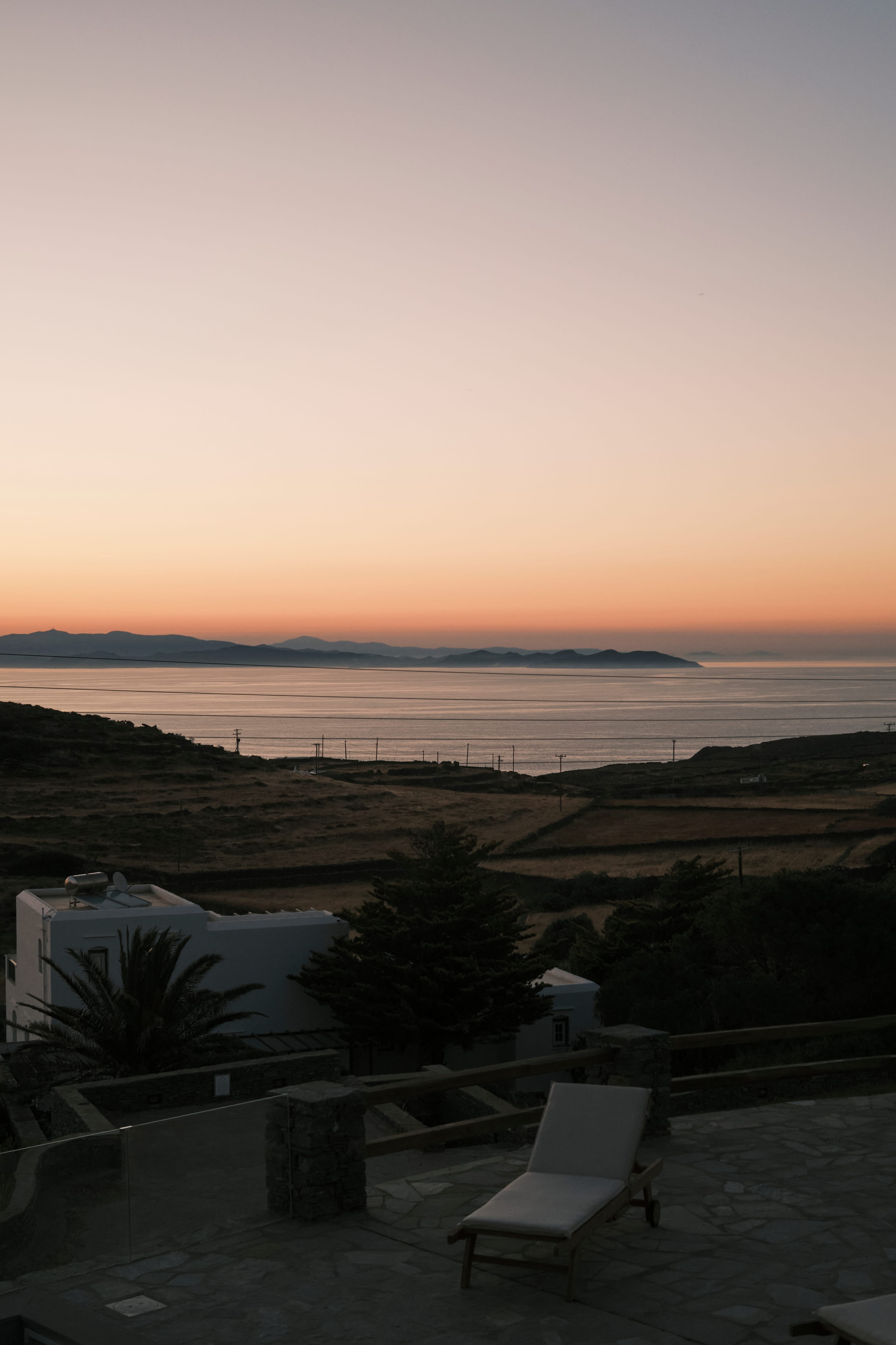 a view of a body of water and a building