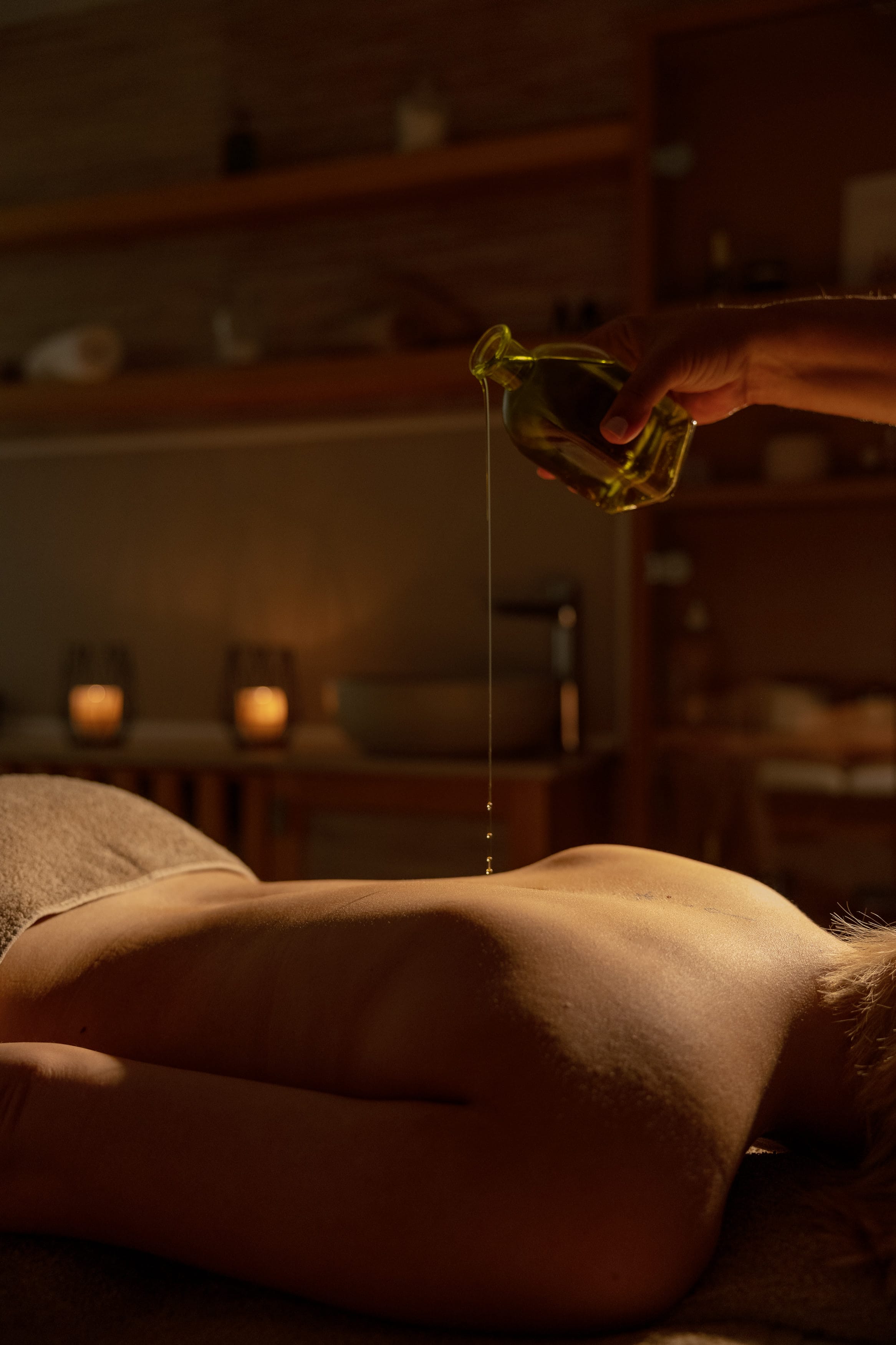 a person holding a glass