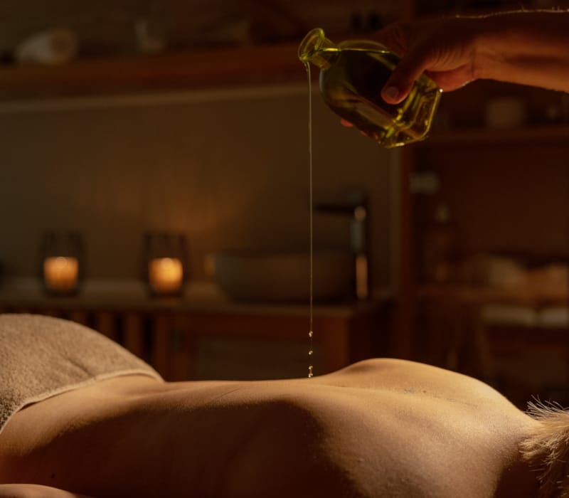 a person holding a glass