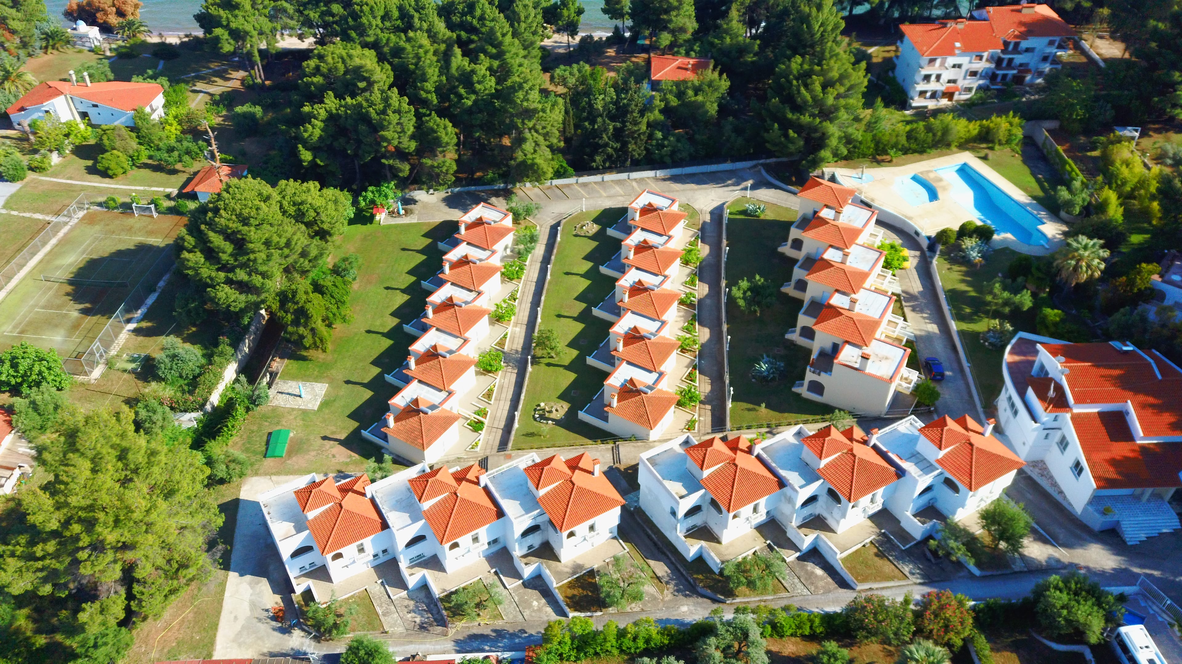 a group of houses