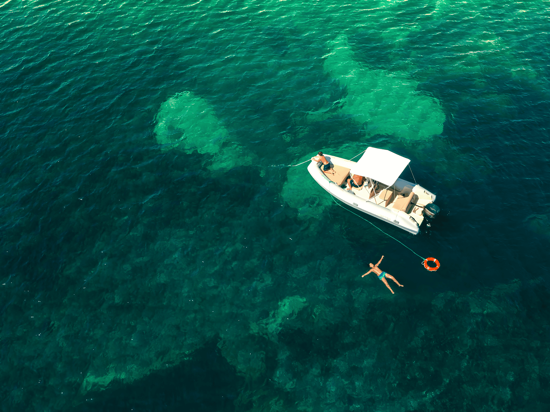 a boat in the water