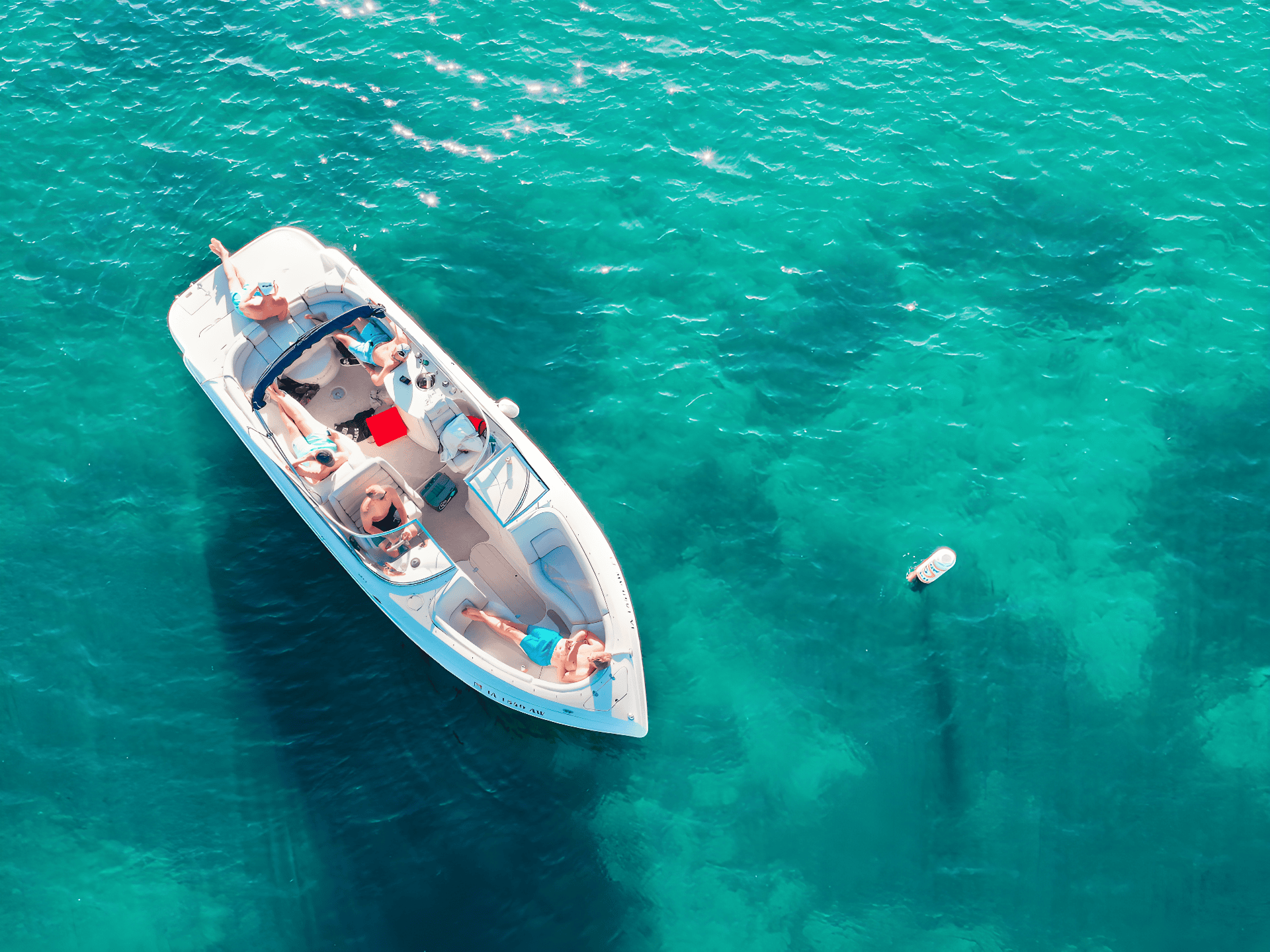 a boat with people on it