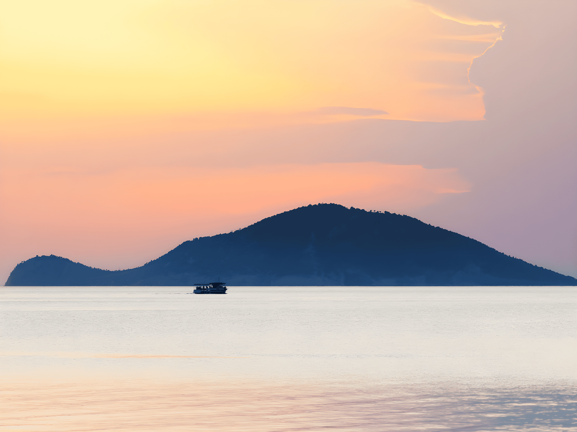 a boat in the water