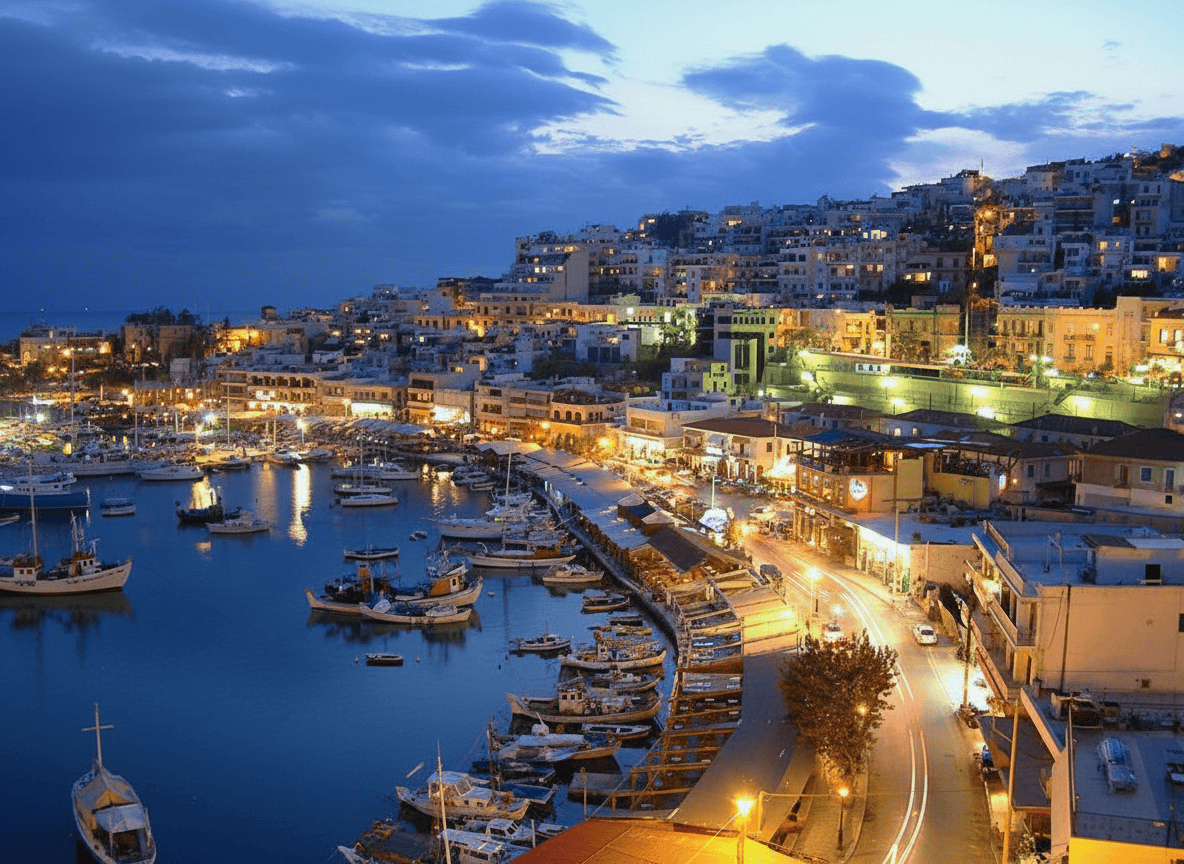 a city with boats on the water