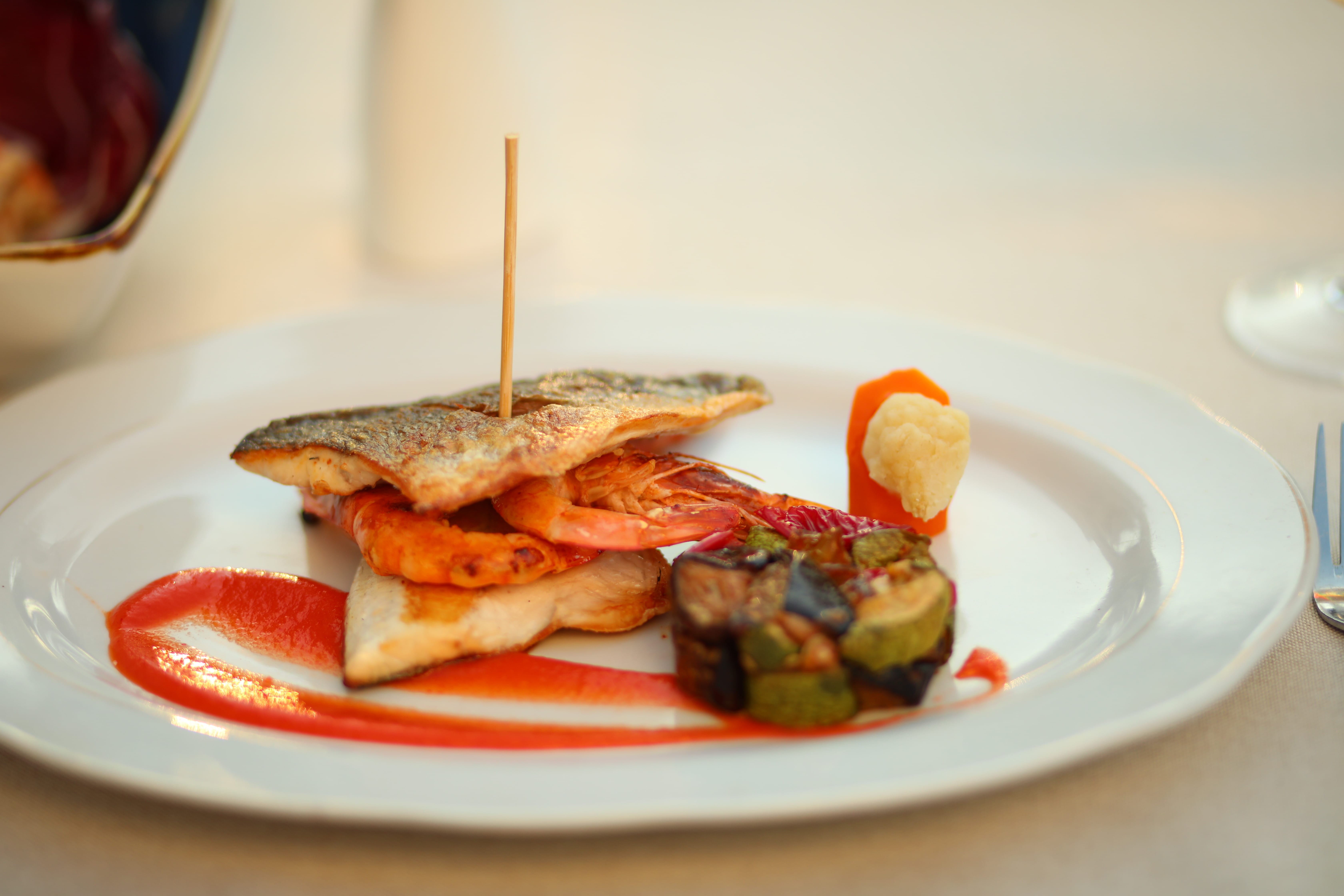 a plate of food