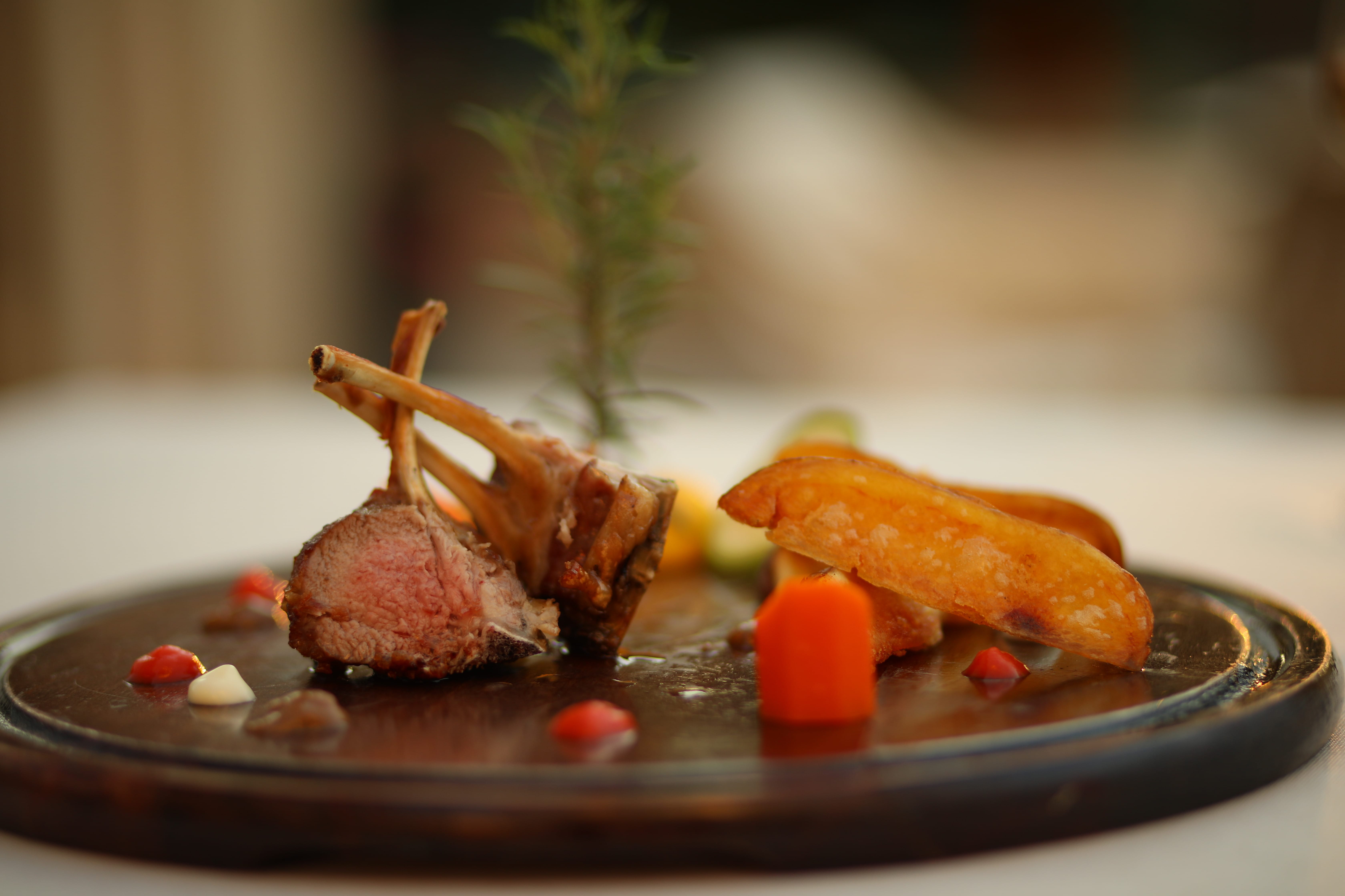 a plate of food