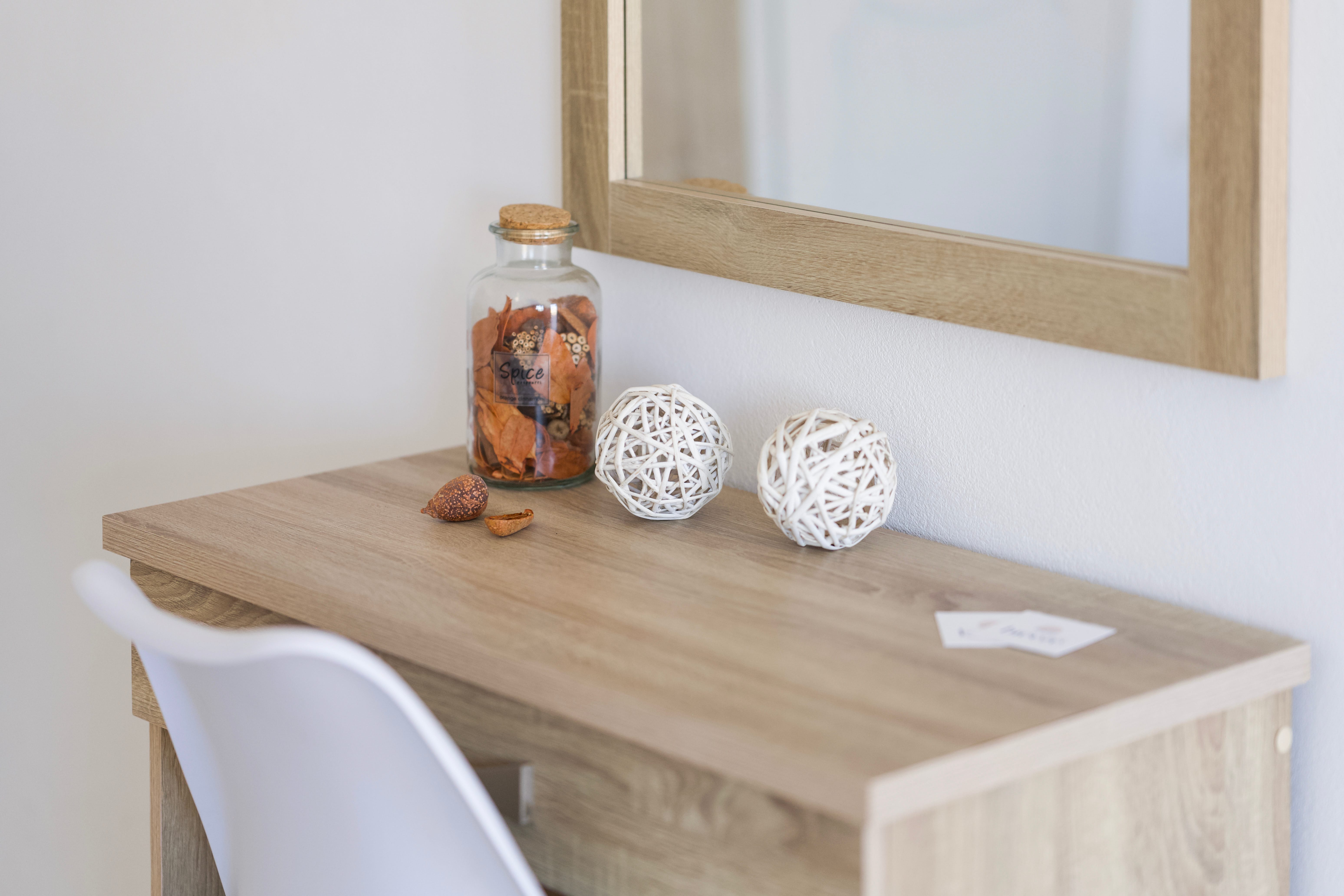 a table with objects on it