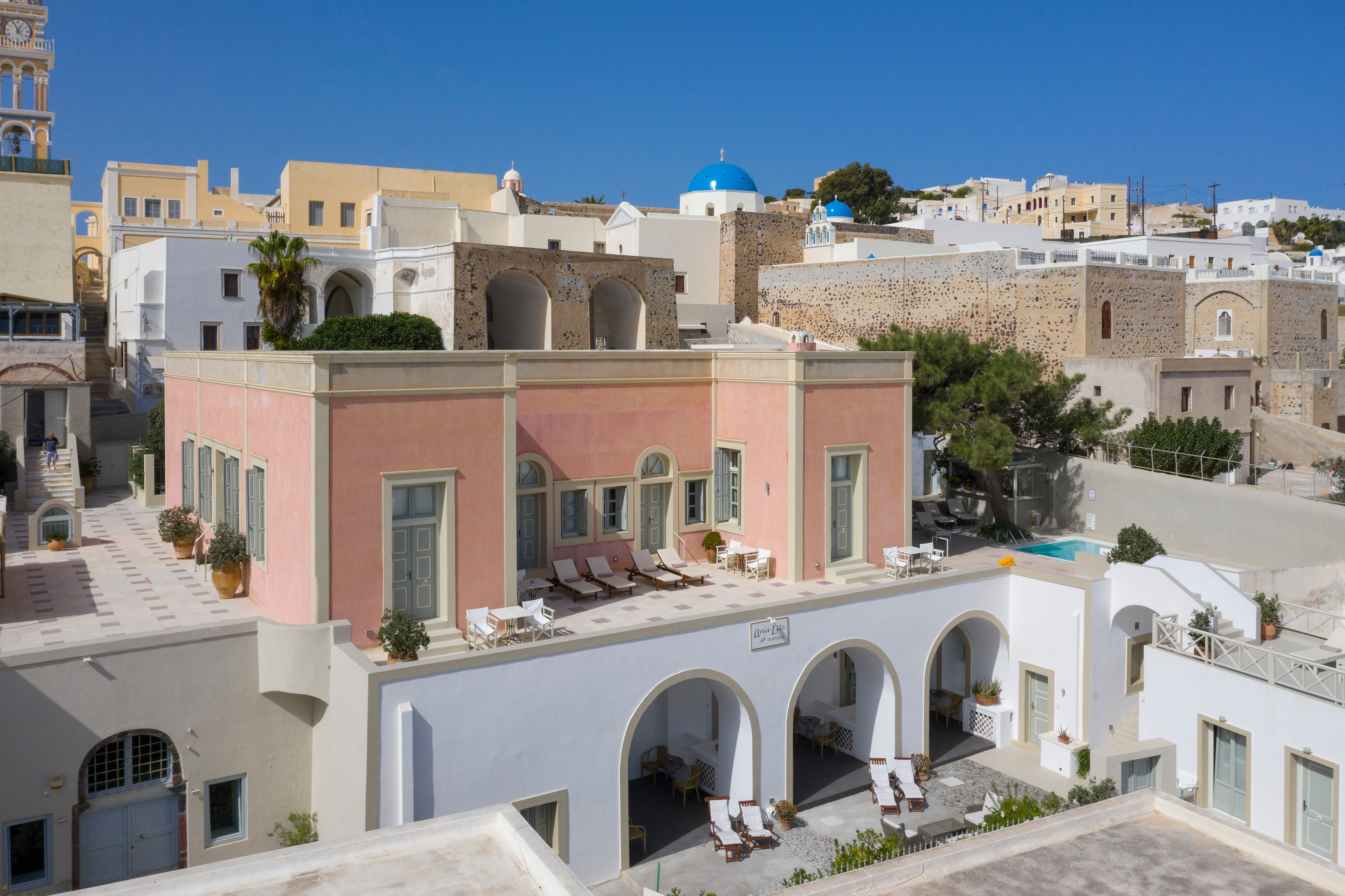 a group of buildings