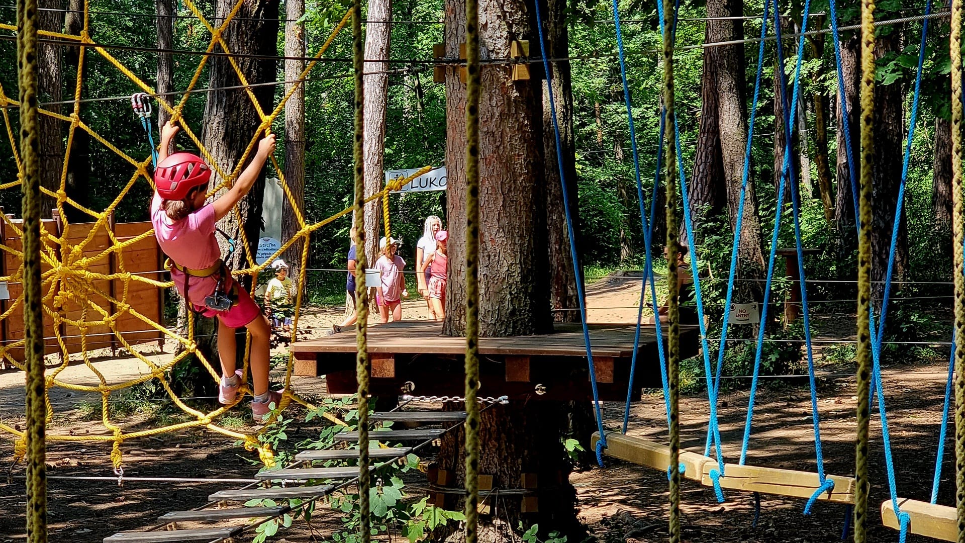 Lanový park Tarzánia v Trenčíne