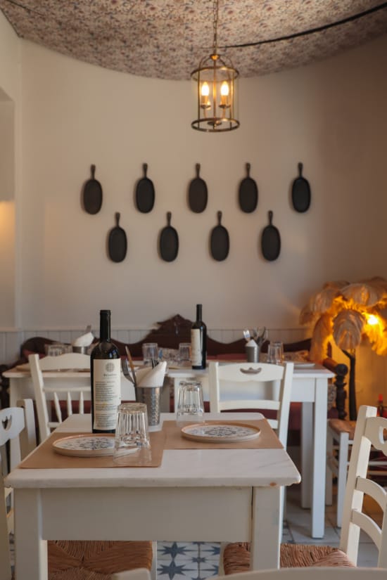 a table with wine bottles on it