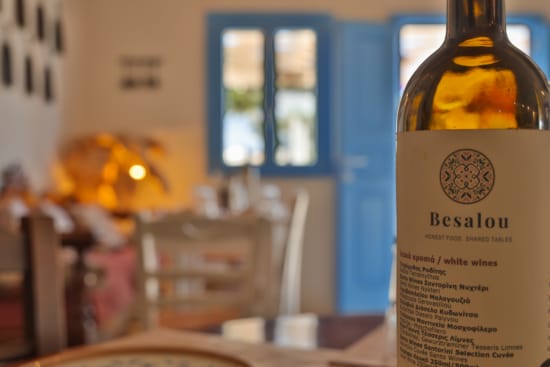 a bottle of wine on a table