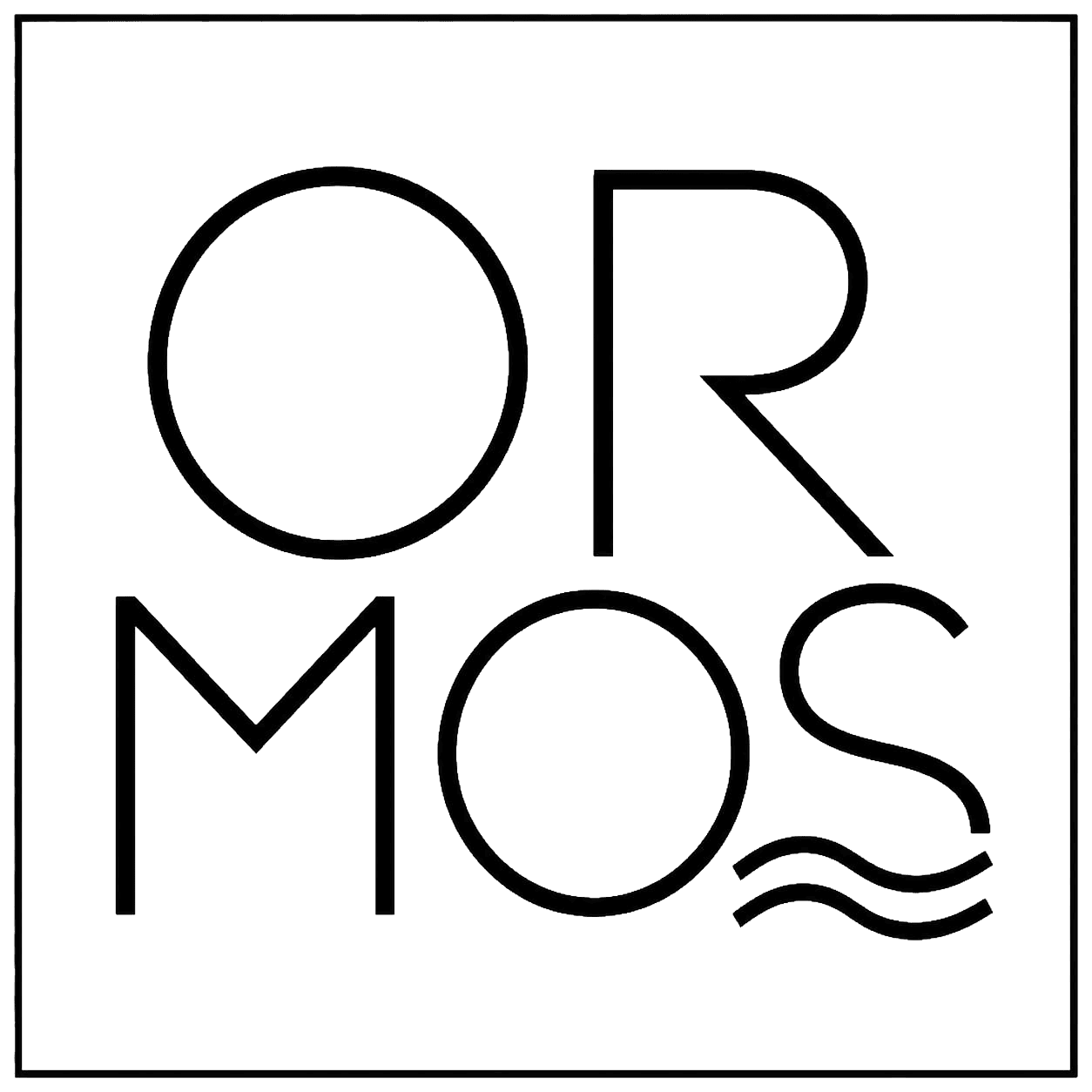 a black square with white text