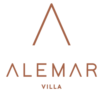 a logo on a black background