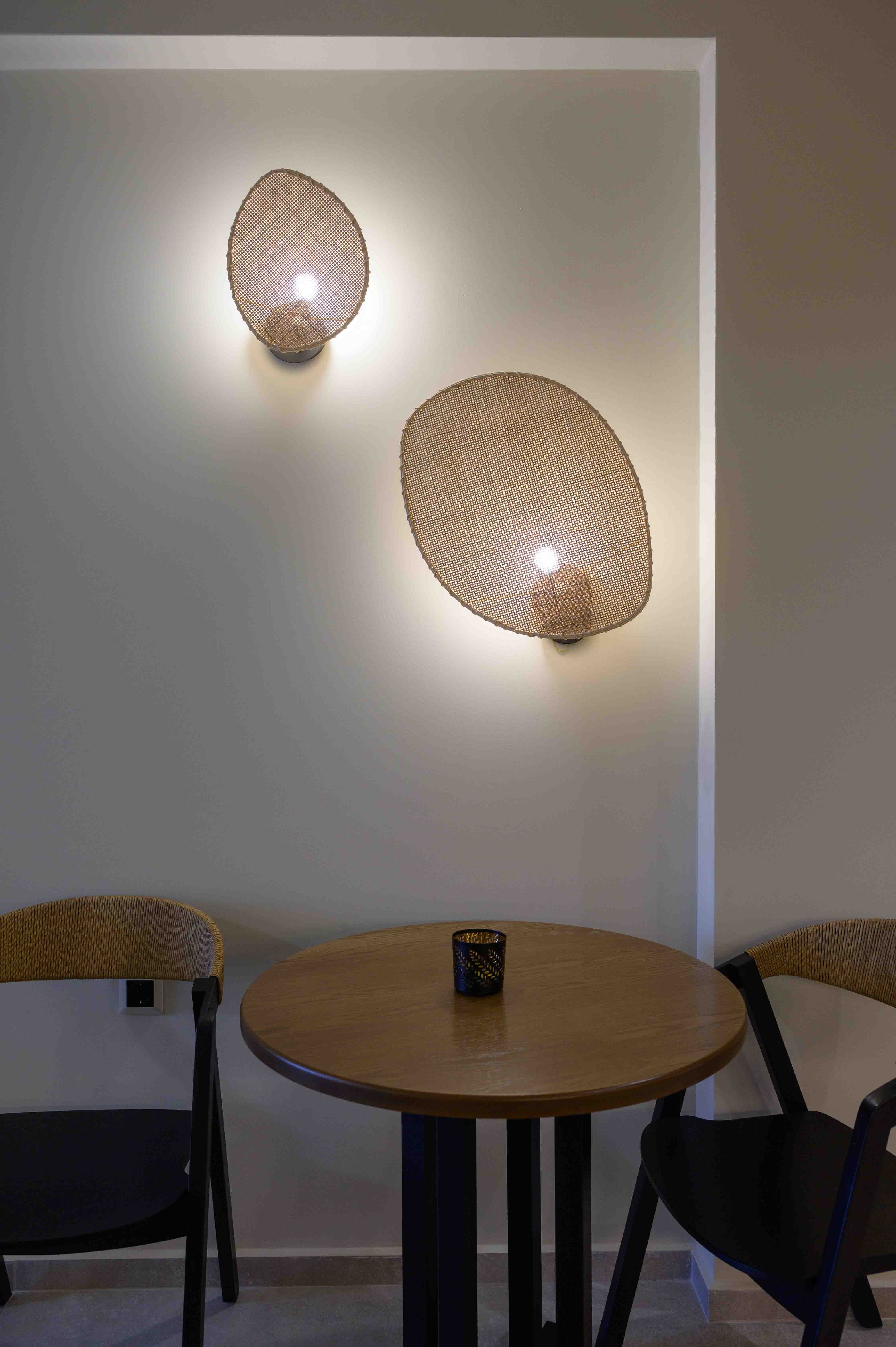 a table with chairs around it