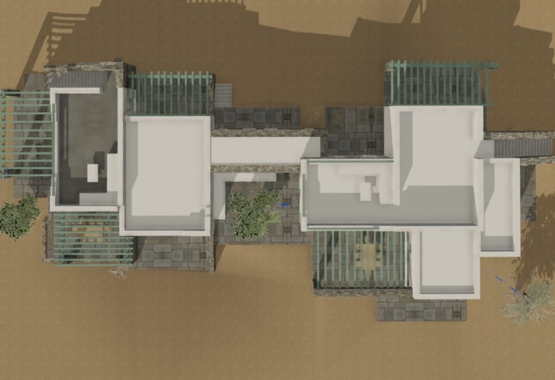 a house with a few rooms