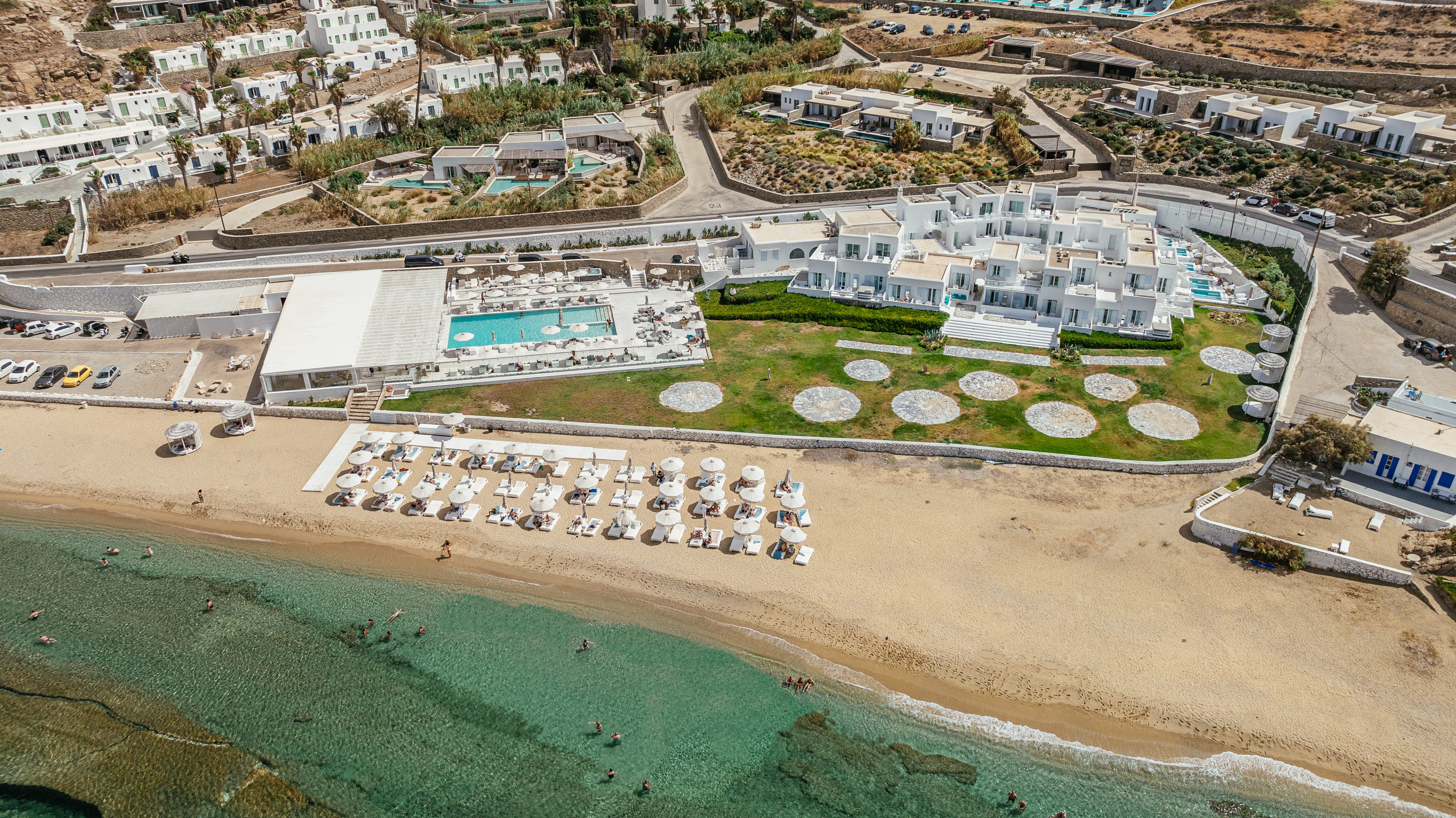 aerial view of a large area