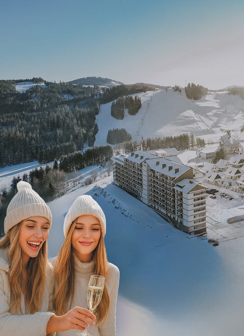 two women wearing white hats
