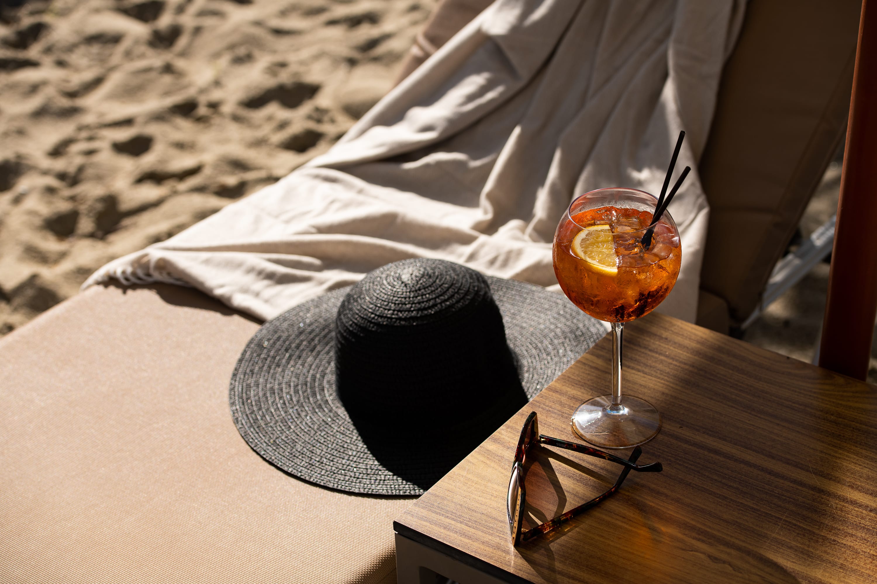 a glass of orange juice