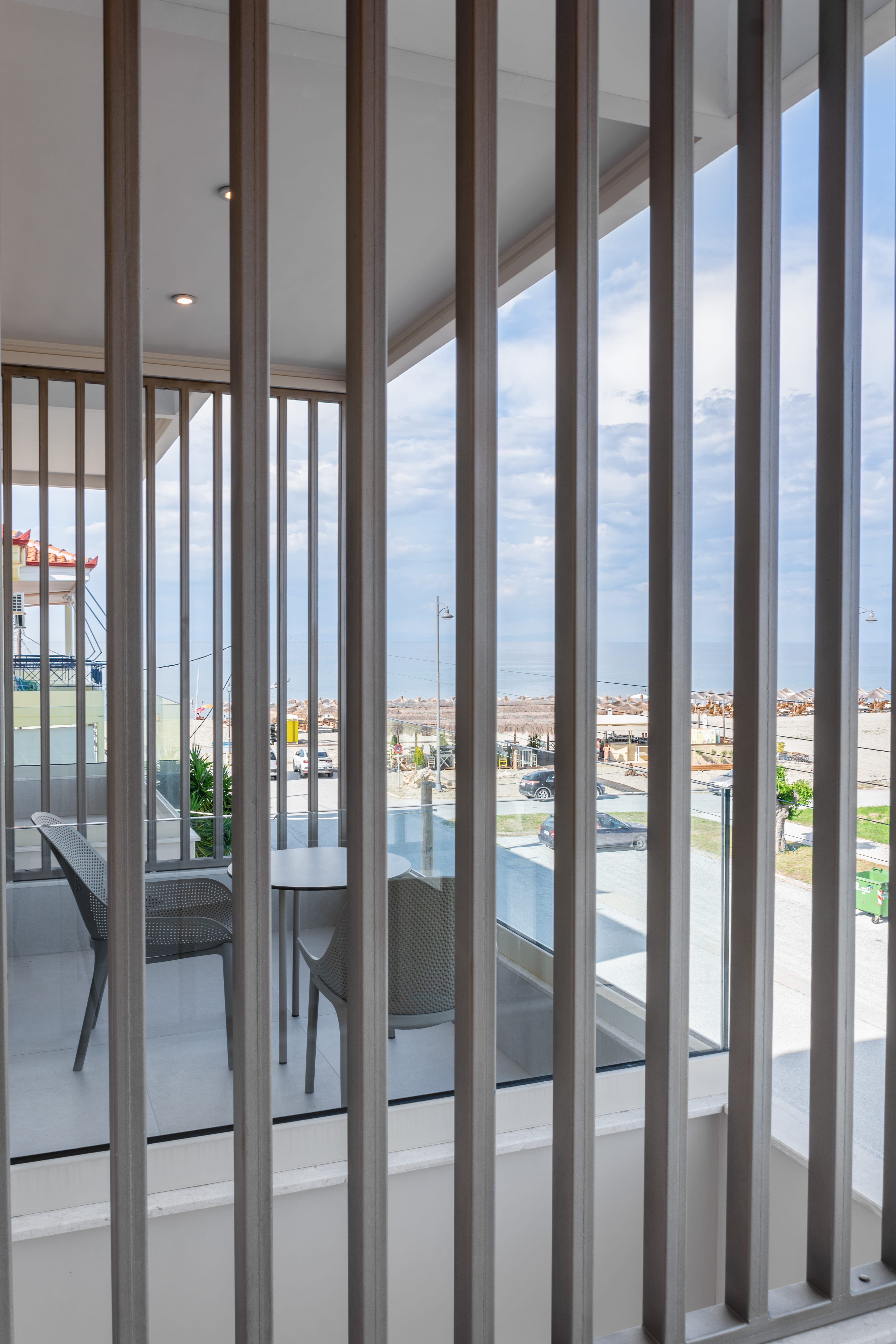 a view of a city from a window