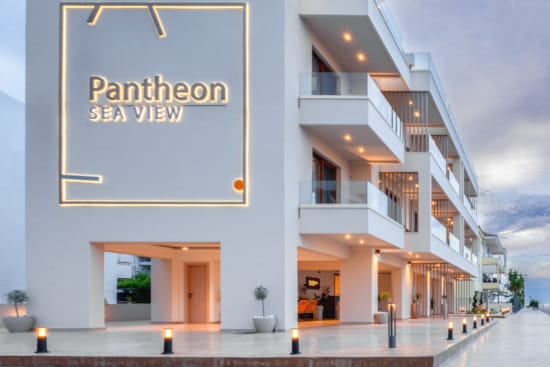 a building with a sign on the front