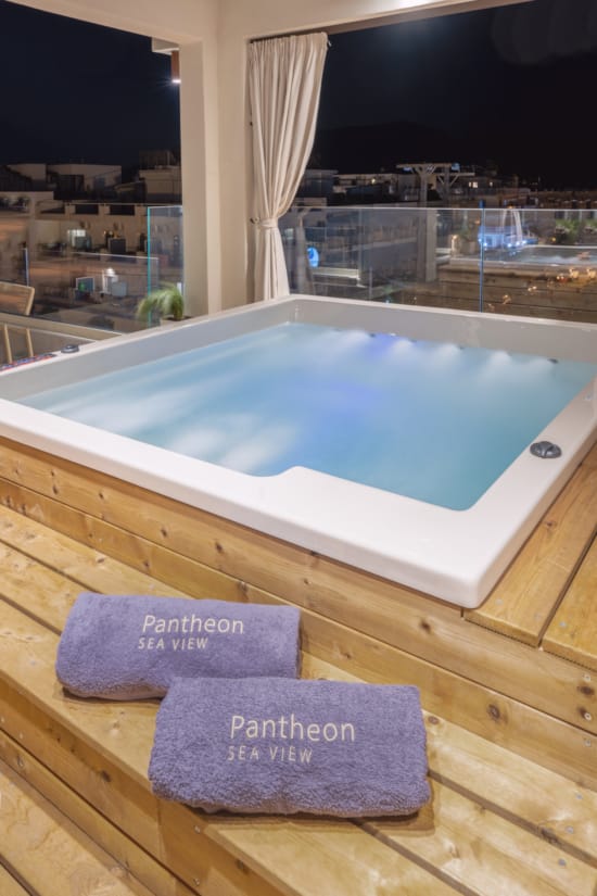 a large indoor swimming pool