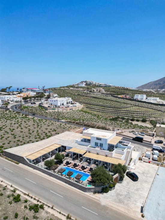 a high angle view of a building
