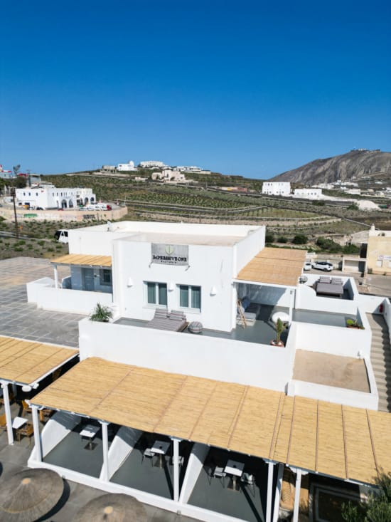 a high angle view of a building