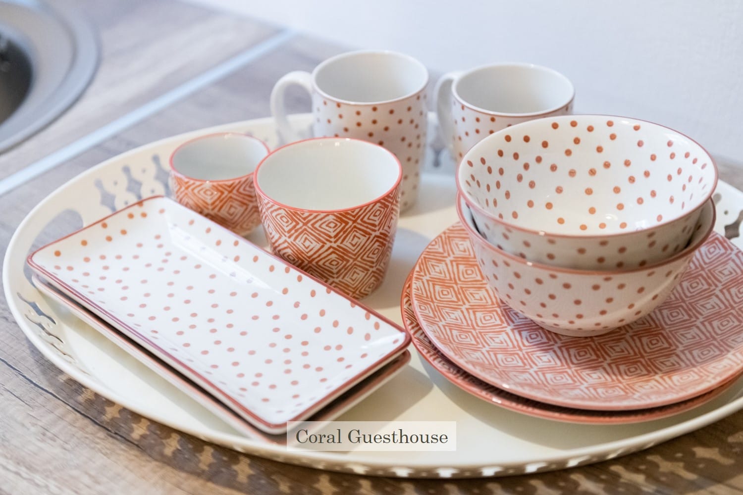 a group of cups on a table