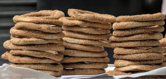 a stack of cookies