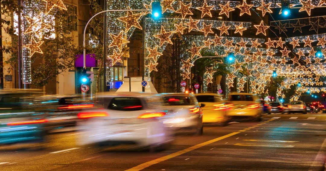 a busy street with cars
